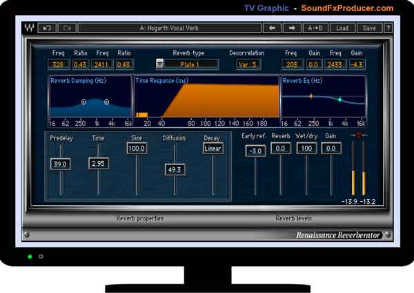 TV graphic Waves Renaissance Reverberator plugin