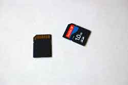 SD flash memory card